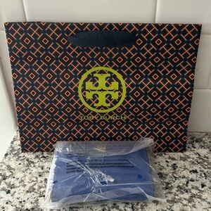 Tory Burch Emerson color block zip coin case